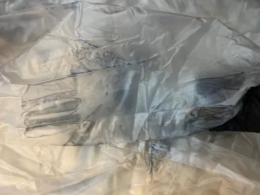 Geaca barbati impermeabila cu mici defecte B5675 Z6-3